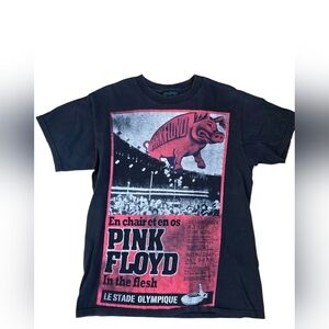 Pink Floyd Officially Licensed Black Graphic  Cotton T Shirt Size M